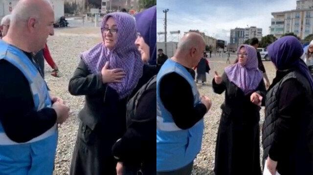 Kahramanmaraş’ta depremzede kadından dikkat çeken sözler: Herkes gitti devletimiz kaldı