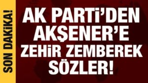AK Parti Sözcüsü Çelik’ten Akşener’e tepki: Haddine değil!