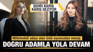 AK Parti’den aday olan ünlü oyuncu Cansın Yılmaz Yaşar: Hakikat adamla yola devam