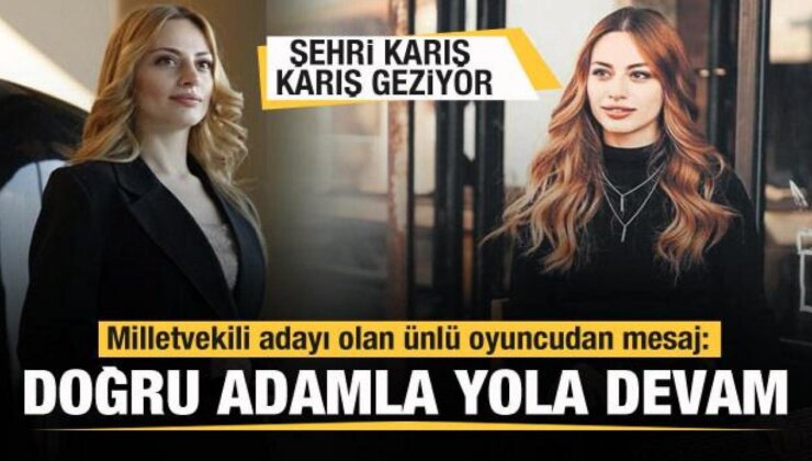 AK Parti’den aday olan ünlü oyuncu Cansın Yılmaz Yaşar: Hakikat adamla yola devam