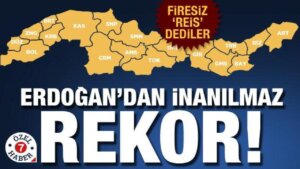 Bölge rekoru! Karadeniz’in bütün kentlerinde Erdoğan damgası