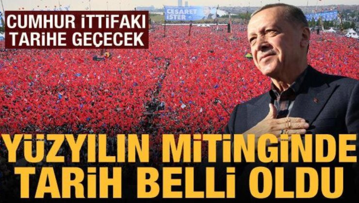 Cumhur İttifakı’nın İstanbul mitingi 7 Mayıs Pazar günü düzenlenecek