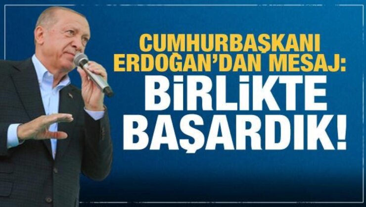 Cumhurbaşkanı Erdoğan’dan 1 Mayıs iletisi