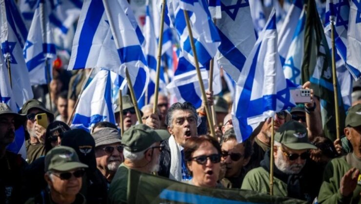 İsrail’de yedek askerler, Başbakan Netanyahu’yu protesto etti
