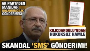 Kılıçdaroğlu’ndan vatandaşlara hukuksuz SMS gönderimi! AK Parti’den manidar ikaz geldi
