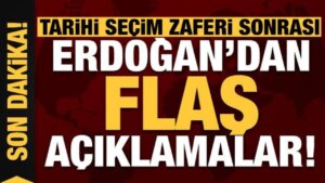 Son dakika: Tarihi seçim zaferi sonrası Lider Erdoğan birinci kere konuştu! Flaş açıklamalar..