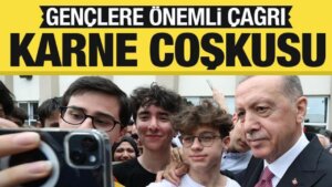 Erdoğan’dan karne alan gençlere davet