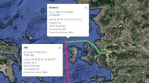 Sakız Adası açıklarında 13 Türk çalışanlı gemi kaza yaptı