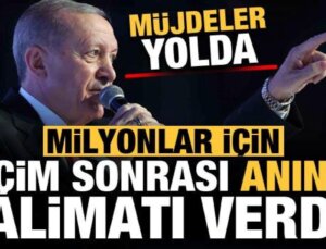 Son dakika: Erdoğan seçim sonrası milyonlar için anında talimatı verdi! Muştular yolda…