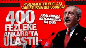 400 fezleke Ankara Cumhuriyet Başsavcılığında! Ortalarında Kılıçdaroğlu da var!