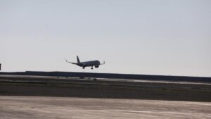 Rize-Artvin Havalimanına milletlerarası birinci uçuş gerçekleştirildi
