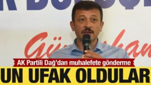 AK Partili Hamza Dağ: Seçimden sonra un ufak oldular
