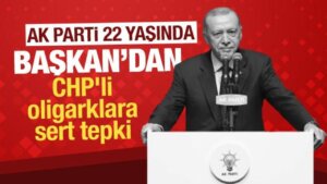 AK Parti’nin 22. Kuruluş Yıl Dönümü! Cumhurbaşkanı Erdoğan’dan CHP’li oligarklara reaksiyon
