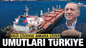 Türkiye tahıl koridoru için devrede