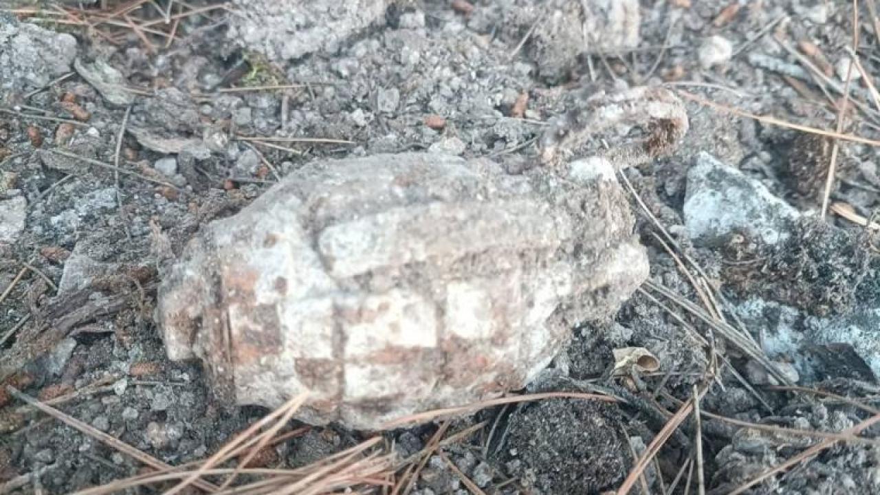 Kurtuluş Savaşı’ndan kalma patlamamış el bombası bulundu