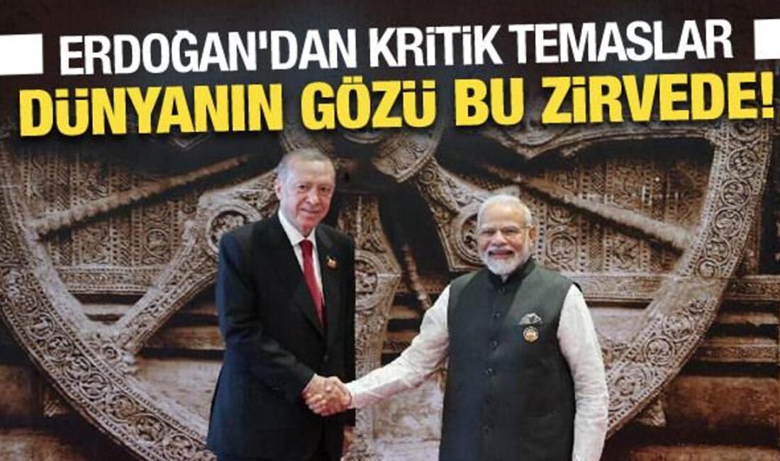 Cumhurbaşkanı Erdoğan, Hindistan'ın başşehri